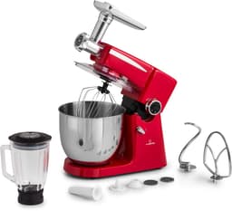Klarstein Blender Renata Rossa - Keukenmachine - 3-in-1 - 8 Standen - 2000 W - 10 liter RVS Kom - Bevat geen BPA,5 Liter Opzet - Haarfijn Roeren En Mengen - Van Zwaar Brooddeeg Tot Luchtige Slagroom - Eenvoudig In Gebruik - Robuust - Rood — thumbnail 4