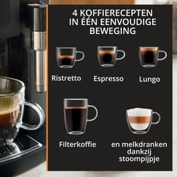 Krups Serenity EA4008 - Volautomatische Espressomachine - Black - Snel Opgewarmd — thumbnail 3