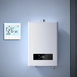 Wifi Inbouw Thermostaat | Touchscreen | Wifi | App bediening | Inbouw standaard doos | Programmeerbaar schema | Tuya | Wit — thumbnail 3