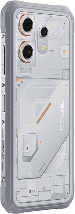 OSCAL MARINE 3 - Robuuste Smartphone - 4G - 24GB RAM - 256GB ROM - 6.56 inch - Robuuste Telefoon - Nachtzicht - Android 16 - NFC - GPS - Wit — thumbnail 3