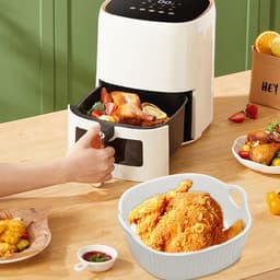 Vierkante Keramische Ovenschaal 650 ml - Ovenvast en Geschikt voor Magnetron en Airfryer — thumbnail 5