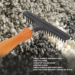 Store_7 - Handbediende Tapijthark - Roestvrijstalen Haarverzorger - Efficiënte Ontharing - Compact Formaat - Tapijt Verzorging - Geschikt voor Huis... — thumbnail 3
