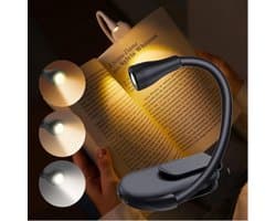 Leeslampje voor Boek - Loeplamp voor in Bed - Lamp met Klem