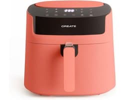 Grote Heteluchtfriteuse 6.2 Liter met Timer en LCD - 1800W - Koken met 360° Luchtcirculatie
