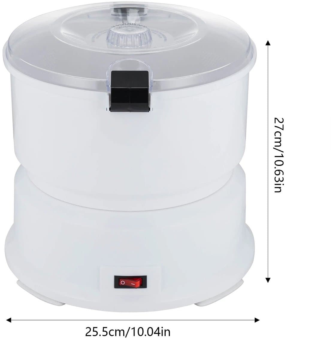 Flolife - Elektrische snelle aardappelschiller - Capaciteit 85 W 1,76 lbs - Schilmachine - Roestvrijstalen messen - Keuken en restaurant — afbeelding 1