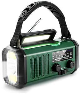 Solar Noodradio met Dynamo – 20.000 mAh Powerbank – AM/FM Radio – Zaklamp met SOS-Model 2026 — thumbnail 2