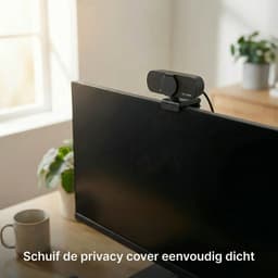 SyncGear Webcam met Microfoon – Full HD 1080p – Inclusief Statief & Cover – Autofocus – Plug & Play USB – Voor Laptop & PC – Streaming Camera – Zoom / Teams / Thuiswerken – Usb Webcam – Computer Camera — thumbnail 8