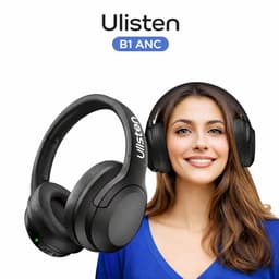 Ulistin - Noise cancelling hoofdtelefoon - Koptelefoon Draadloos - Bluetooth - Over-ear — thumbnail 1