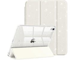 Doorzichtige Glitter Hoes voor iPad 11e/10e Generatie met Potloodhouder