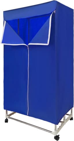 Elektrische Droger - Kleding Droogrek - Snel Drogen - Verplaatsbaar Met Wielen - 70x50x150cm - Blauw — thumbnail 1