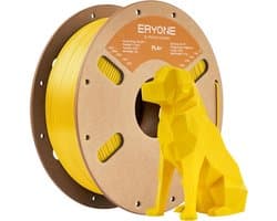 3D Print Materiaal - PLA Plus Filament - Modelbouw Printen - Hoge Precisie Tolerantie - 1.75mm 1kg - Geel