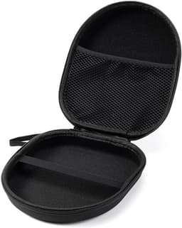 Koptelefoon Case - Koptelefoonhoes - On-ear/Over-ear - Harde Beschermhoes - Koptelefoon Hoesje - Beschermhoes - Draagtas - Waterbestendig - Stootvast - Oortjes Opberg Hoesje - Voor de meeste Bluetooth/HIFI/bedrade hoofdtelefoon/Gaming-headset - Zwart — thumbnail 5