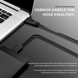 SNJY® Externe Harde Schijf - Harde Schijf Extern - Externe Harde Schijven - 320 GB - Zwart — thumbnail 2