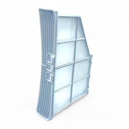 Fixem Geschikt voor AEG, Electrolux droger filter pluizenzeef was droger 1366339024 - Pluizenfilter - Wit - 1 Stuk — thumbnail 3