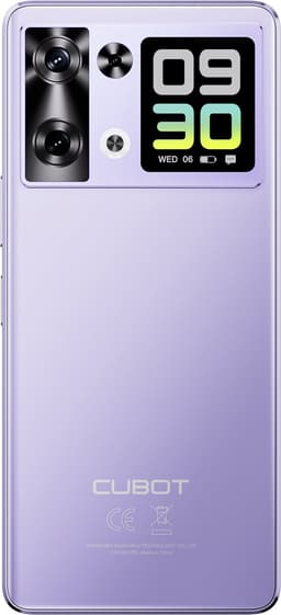 CUBOT P90 Smartphone - 24GB RAM - 256GB ROM - 5100 mAh - 6,88 inch 120 Hz- Android 15 - Dual SIM 4G - 64MP+16MP - NFC - GPS - Face ID - Paars — thumbnail 3