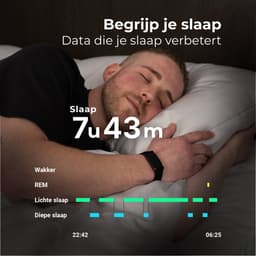 NOLATR Motion – Stappenteller & Hartslagmeter – Activity Tracker – Dames & Heren – Oranje – Slaapmonitor – 45-60 Dagen Batterij – Zonder Abonnement — thumbnail 4