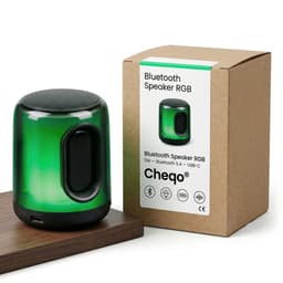Cheqo® Bluetooth Speaker - Draadloze Speaker - Portable Speaker - Draagbare Speaker - Mini Bluetooth Speaker - Bluetooth Speaker met Licht - Bluetooth Speaker met Rgb - Bluetooth Speaker met Fm Radio - Bluetooth Speaker Aux — thumbnail 5