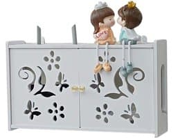 Opbergdoos Router - Mediabox Kastje - Netjes Organiseren - Wandmontage Ontwerp