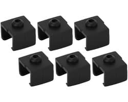 Siliconen sleeves Geschikt voor Ender 3 V3 SE, hot-end cover Geschikt voor 3D-printer, vervangingsonderdelen Geschikt voor 3D-printers, 6-delige set