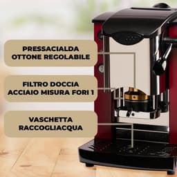 Koffiepadmachine - ESE machine - Snelle koffie - Verstelbare padpers - 32 x 21 x 35 cm - Roestvrij staal Zwart — thumbnail 3