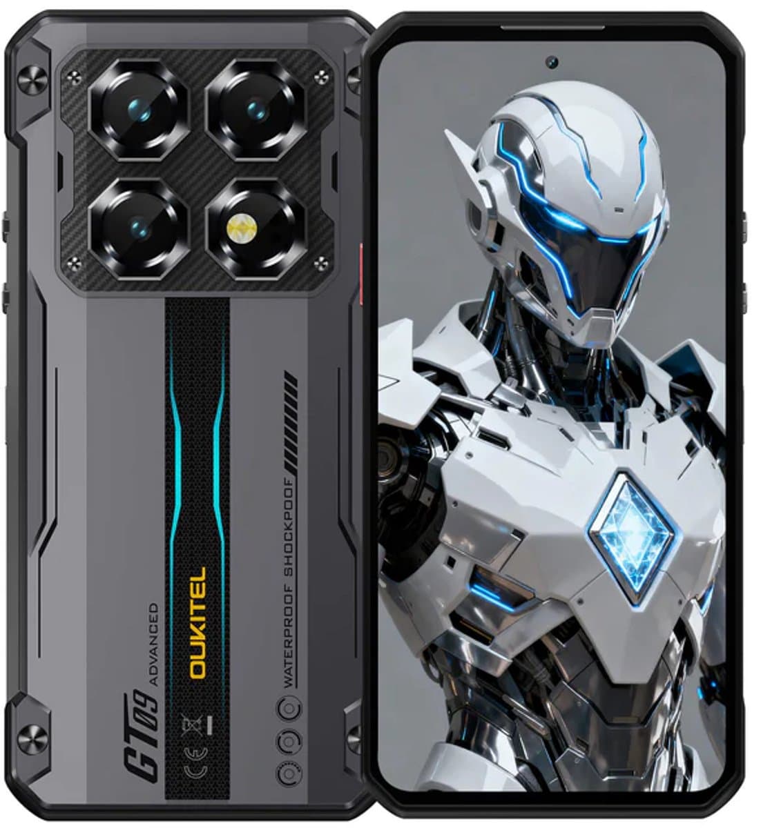 Oukitel WP60 Rugged Phone 16/512 GB – Rugged smartphone – Robuuste telefoon 7.2" – 5G smartphone - IP69 waterproof en stofdicht - Met Robuuste case - 5G Dual SIM - Mobiel internet en GPS - Android 15 – 11.000 mAh batterij – Waterdichte telefoon — afbeelding 1