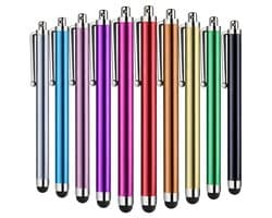 10st Abiarst Universele Stylus Pennen met Hoge Precisie voor Touchscreens, Compatibel met Apple iPad Air 2, iPhone, Samsung Galaxy en Andere Capacitieve Apparaten - Geen Batterij of Elektronica Nodig