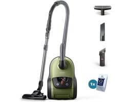 Philips 8000-serie Performer XD8121/10 - Stofzuiger met zak - Groen