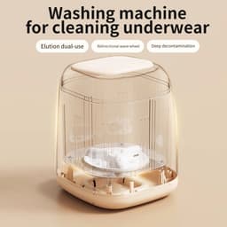 Rolu Mini Wasmachine – Wasmachine Met Centrifuge – 9 Liter – Ideaal Voor Studenten Of Camping – Draagbare Mini Wasmachine - 1.35 KG — thumbnail 2