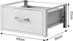 mavoa® Wasmachine verhoger - Wasmachine kast - Wasmachine meubel — thumbnail 6