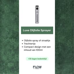 Flow Goods Olijfolie Sprayer – Luxe Sprayer met Trechter – Olie Spray - Navulbare Olijfolie Verstuiver – 100 ML – Cooking Spray – BBQ Accesoires – Airfryer — thumbnail 4