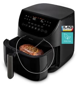 MEDION X20 XL Heteluchtfriteuse (6,6 L, 5 vleesprogramma’s met kerntemperatuursonde, stille DC-motor 1.700 W, 10 programma’s, PFAS-vrij, ILAG coating) — thumbnail 1
