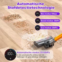 Steelstofzuiger Draadloos - Stofzuiger Zonder Zak op Accu - Inclusief Opzetstukken — thumbnail 4