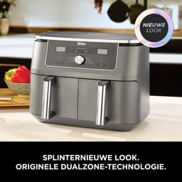 Ninja Dubbele Airfryer XXL - 9.5 L - Nieuw 2026 Model - 40 tot 240 Graden - 2470 W Vermogen - Dual Zone Technologie - DZ400EU — thumbnail 3