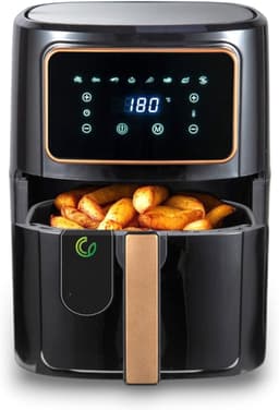 DYNA® Airfryer XXL - Mini-oven - Heteluchtfriteuse - Zwart - 36cm x 40cm x 36cm — thumbnail 1