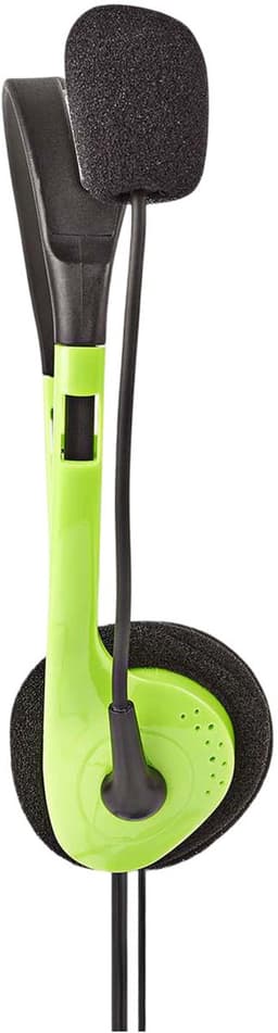 Nedis PC-Headset - On-Ear - Stereo - 2x 3.5 mm - Opvouwbare microfoon - Groen — thumbnail 2