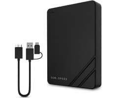 Cor.Speed Externe Harde Schijf 1 TB met USB C - Harde Schijf Extern - HDD