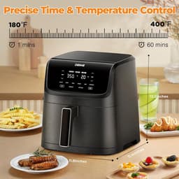 Airfryer XL 6.2L 1500W met 10 Slimme Voorinstellingen — thumbnail 2