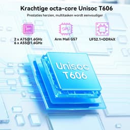 KINGRID T20 Tablet - 24GB RAM - 256GB ROM - Met Toetsenbord - Met Lederen Hoesje - Android 15 - 10.1 inch - 5000mAh - OTG - Grijs — thumbnail 3