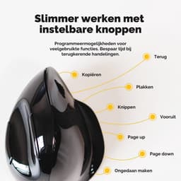 Evoluent Verticale Muis D – Draadloos – Medium – Uitvinder van de Verticale Muis – Ergonomisch Gevormd voor Comfort – Vermindert Polsbelasting – 4 DPI Standen – 6 Instelbare Knoppen (Windows) — thumbnail 4