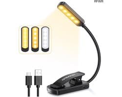 Leeslampje voor Boek - Loeplamp voor in Bed - Lamp met Klem - Bureau