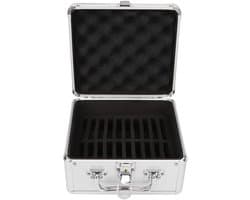 Harde Schijf Opslag - Externe Opslag - Data Bescherming - 20 Bay Capaciteit - 23x22x14 cm - Zilver