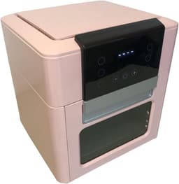 Airfryer 12 Liter - Heteluchtfriteuse Multifunctioneel - Gezond Koken - 8-in-1 Functies - 1600 Watt Vermogen - Roze — thumbnail 1