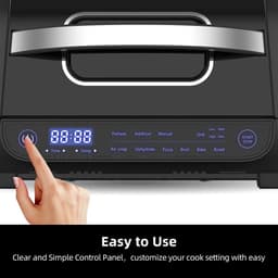 Seth Select Elektrische heteluchtfriteusegrill, Grill, Hetelucht Friteuse, Airfryer, 8-in-1 met een capaciteit van 6 liter, Aanraakbediening — thumbnail 6