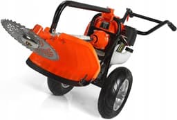 Benzine Grasmaaier - Motormaaier Grastrimmer - Gazon Onderhoud - Krachtige Verbrandingsmotor - 50 x 50 x 28 cm - Zwart — thumbnail 5