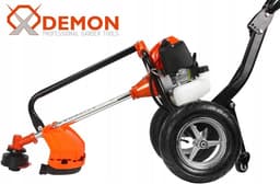 Benzine Grasmaaier - Motormaaier Grastrimmer - Gazon Onderhoud - Krachtige Verbrandingsmotor - 50 x 50 x 28 cm - Zwart — thumbnail 3