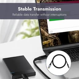 USB C naar Micro B - Externe Harde Schijf Kabel - Data Overzetten - Directe Verbinding - 0.5 Meter — thumbnail 2