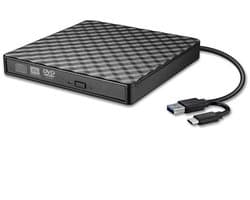 YAE Externe Dvd Speler - Externe Dvd Speler en Brander - DVD Speler Laptop - Externe DVD Speler voor Laptop - Optical Drive