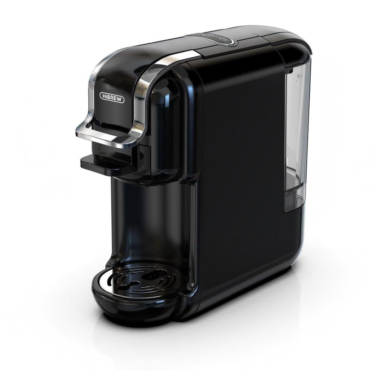 HiBREW H2A 4-in-1 Koffiezetapparaat voor Koude/Warme Extractie - Koffiesterkte Handmatig Instelbaar - 19 Bar Hoge Extractie - Afneembaar Waterreservoir van 600 ml - Bescherming Tegen Droogkoken - Zwart — afbeelding 1