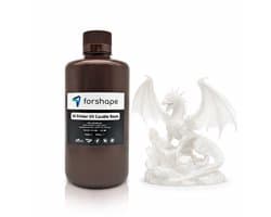 Forshape 3D Printer UV Resin Wit 1kg – Hars voor LCD/DLP/SLA Resinprinters