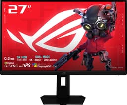 ASUS ROG Strix XG27JCG - 5K Fast IPS Gaming Monitor - USB-C 15W - 165Hz 5K of 330Hz QHD Dual Mode - 0.3ms - 27 inch — thumbnail 1
